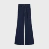 Flare-jeans 003 van lichtgewicht indigo-denim