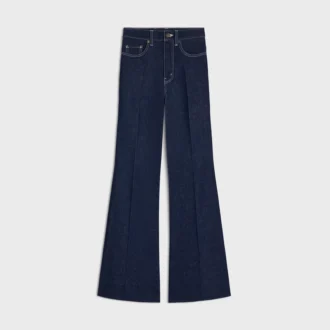 Flare-jeans 003 van lichtgewicht indigo-denim