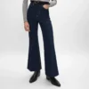 Flare-jeans 003 van lichtgewicht indigo-denim