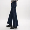 Flare-jeans 003 van lichtgewicht indigo-denim