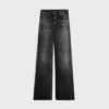 Flared surfjeans in Black Ice Rinse-denim