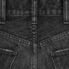 Flared surfjeans in Black Ice Rinse-denim