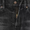 Flared surfjeans in Black Ice Rinse-denim