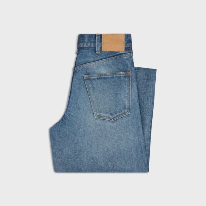 Flared surfjeans van Union Wash-denim