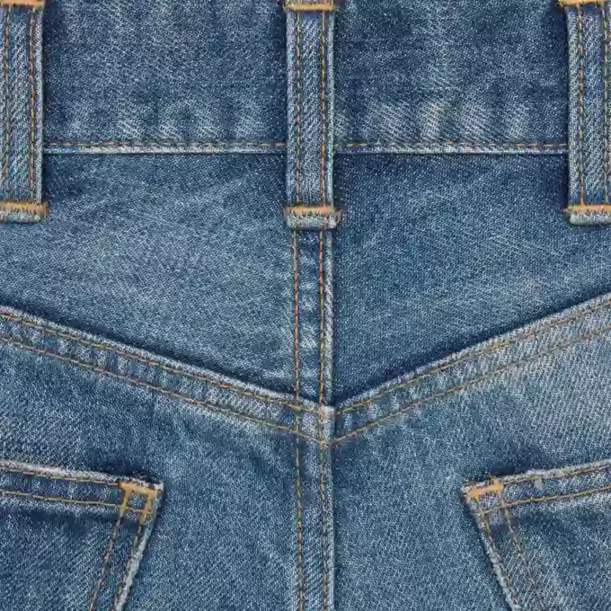 Flared surfjeans van Union Wash-denim