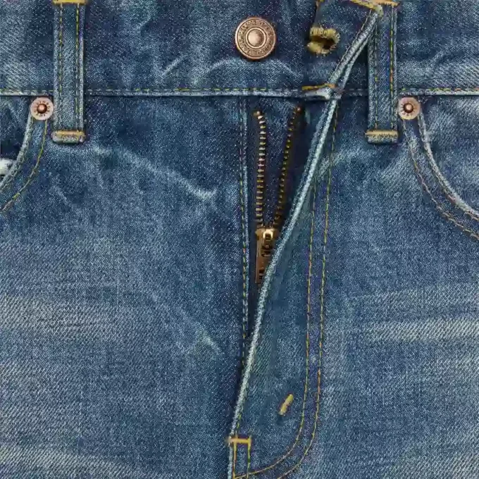 Flared surfjeans van Union Wash-denim