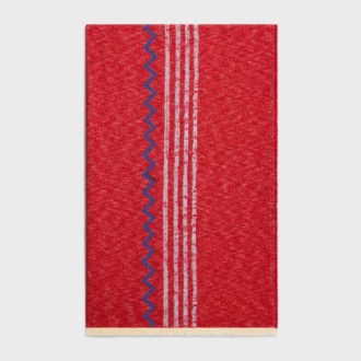 Fouta van geborduurd katoen