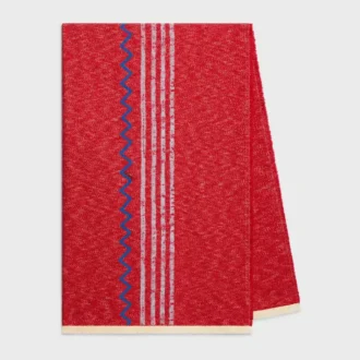 Fouta van geborduurd katoen