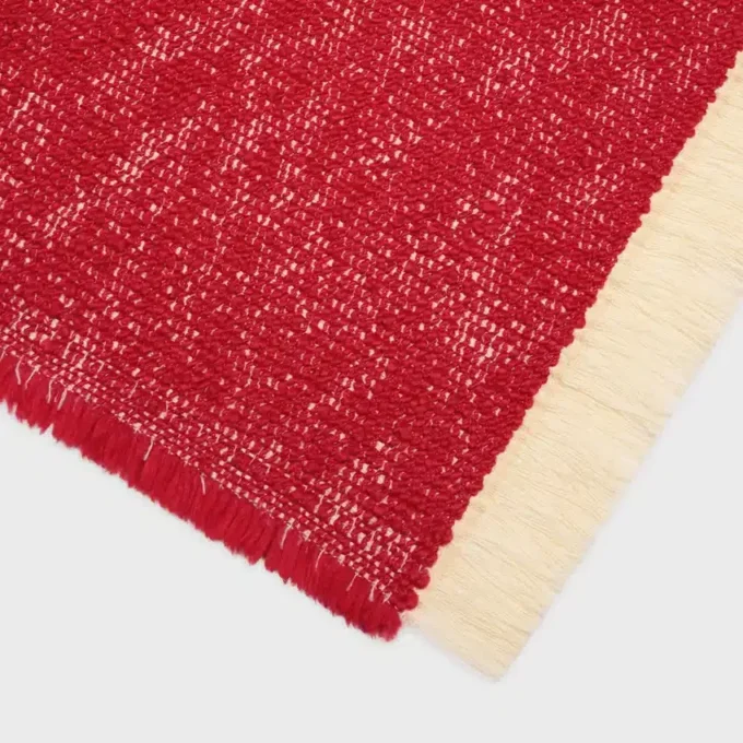 Fouta van geborduurd katoen