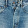 Geborduurde boyfriend-jeans 001 van katoenen denim
