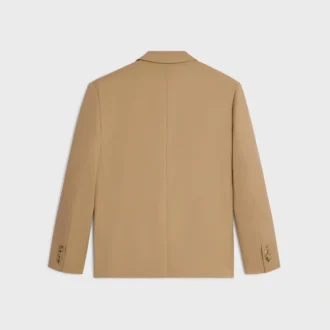 Getailleerd jasje van stretch-wolgabardine