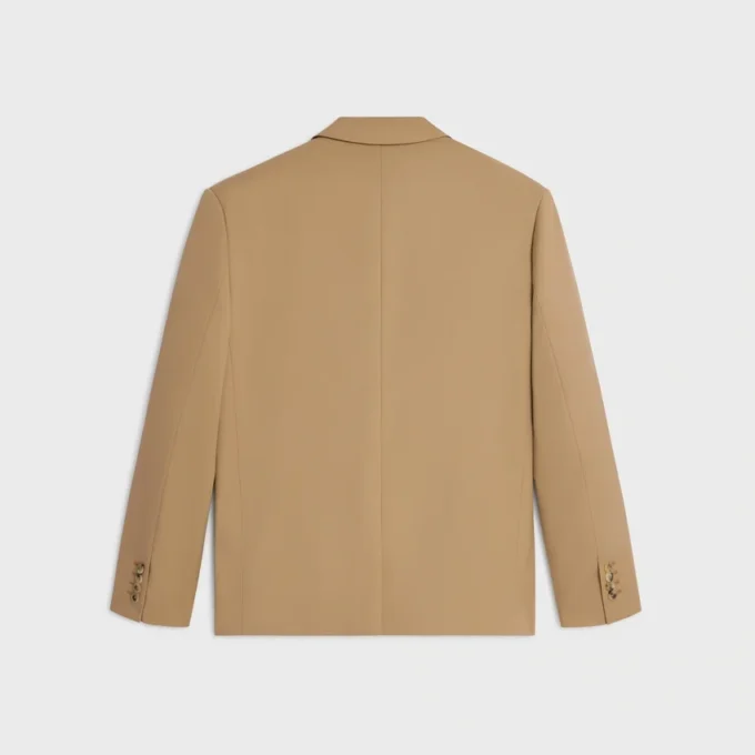 Getailleerd jasje van stretch-wolgabardine