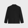 Getailleerd jasje van wollen gabardine