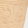 Gevlochten panier van raffia