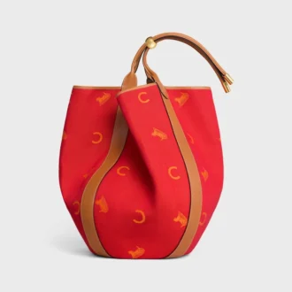 Grote Drop Bucket Bag van Jacquard C Sulky-textiel