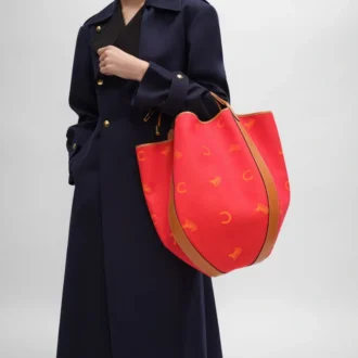 Grote Drop Bucket Bag van Jacquard C Sulky-textiel