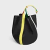 Grote Drop Bucket-tas van glad kalfsleer