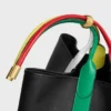 Grote Drop Bucket-tas van glad kalfsleer