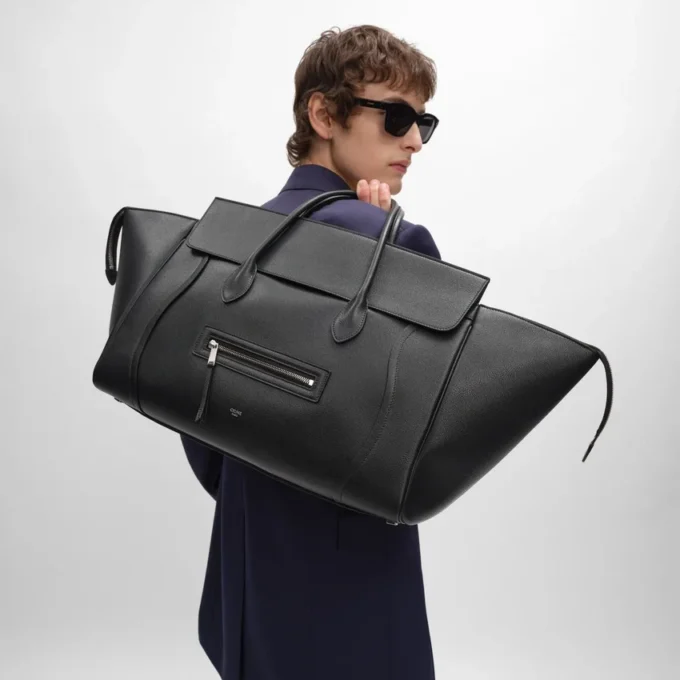 Grote Luggage van generfd kalfsleer