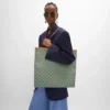 Grote platte shopper van Triomphe Canvas Grote platte shopper van Triomphe Canvas