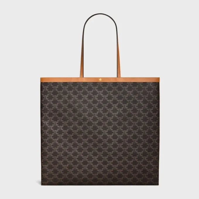 Grote platte shopper van Triomphe Canvas