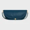 Halfmoon Soft Triomphe-tas van soepel, glanzend lamsleer