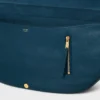 Halfmoon Soft Triomphe-tas van soepel, glanzend lamsleer