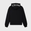 Hoodie met ritssluiting van katoenfleece