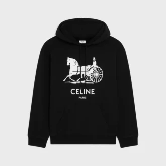 Hoodie van katoenfleece