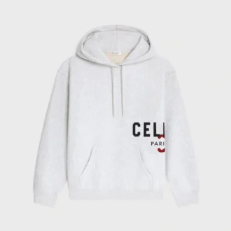 Hoodie van katoenfleece
