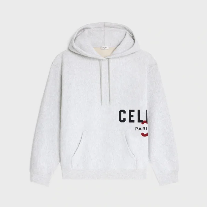 Hoodie van katoenfleece