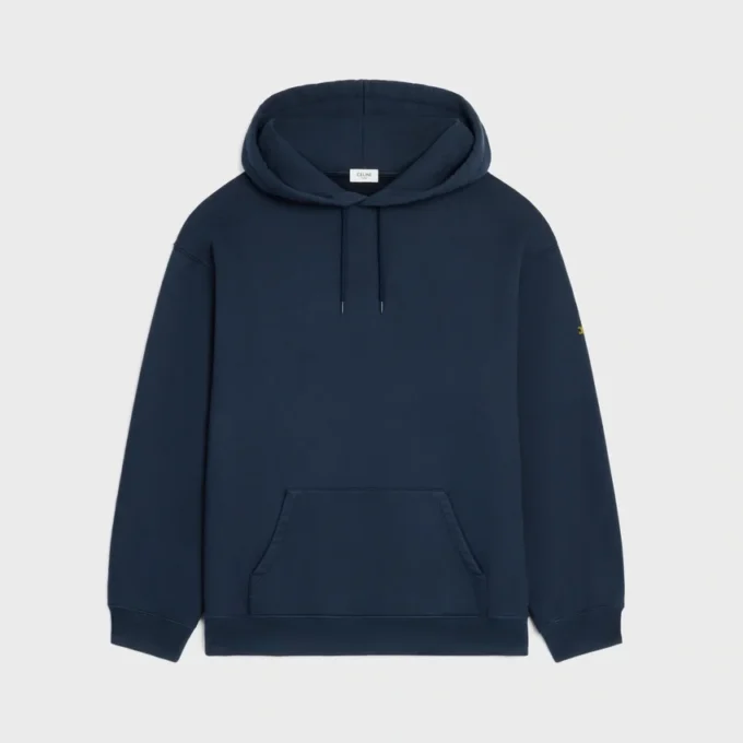 Hoodie van katoenfleece