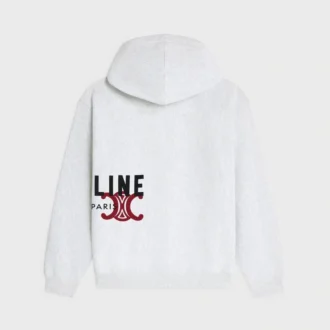 Hoodie van katoenfleece