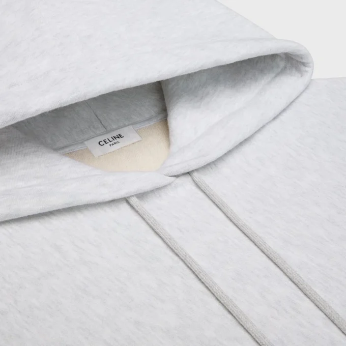Hoodie van katoenfleece