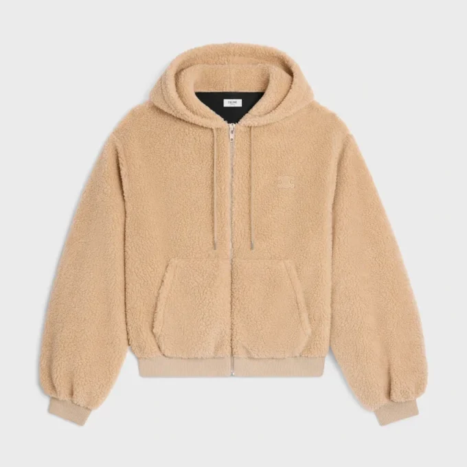 Jas met capuchon van polar fleece