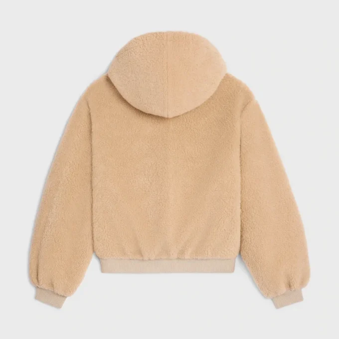 Jas met capuchon van polar fleece