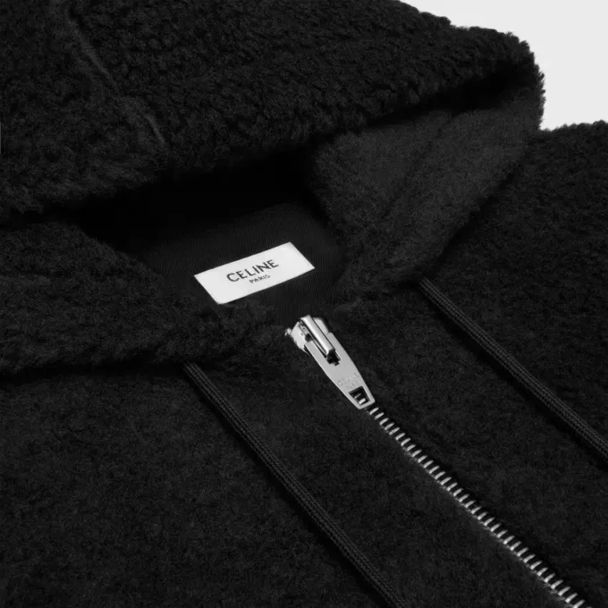 Jas met capuchon van polar fleece
