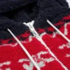 Jas met capuchon van Triomphe Fair Isle-fleece