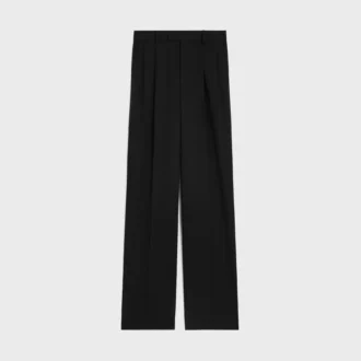 Jazz-broek van diagonaal geweven wol