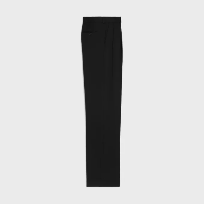 Jazz-broek van diagonaal geweven wol Jazz-broek van diagonaal geweven wol