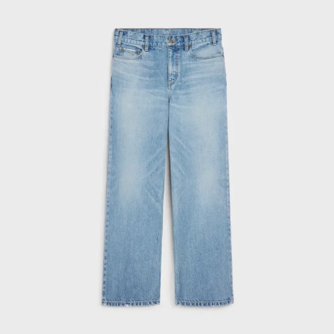 Jolene-jeans in Golden Blue Wash-denim