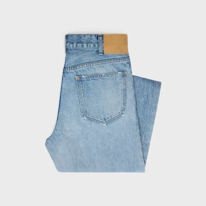 Jolene-jeans in Golden Blue Wash-denim