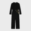 Jumpsuit van acetaatzijde Jumpsuit van acetaatzijde