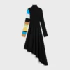 Jurk van dubbelzijdige viscose