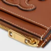 Kaartenhouder met ritssluiting Cuir Triomphe van glad lamsleer