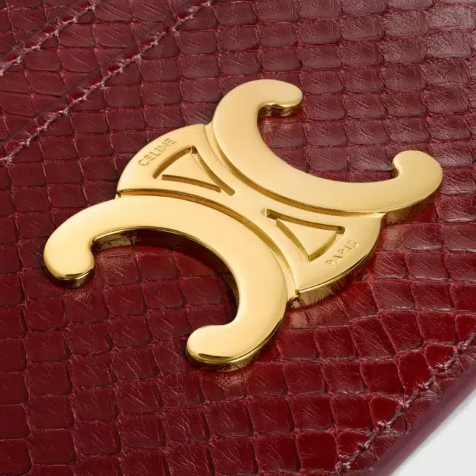 Kaartenhouder Triomphe van pythonleer