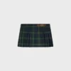 Kilt-minirok van tartanwol