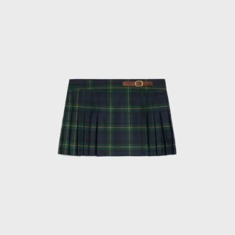 Kilt-minirok van tartanwol