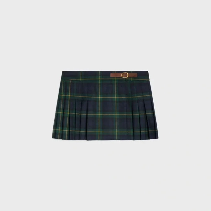 Kilt-minirok van tartanwol