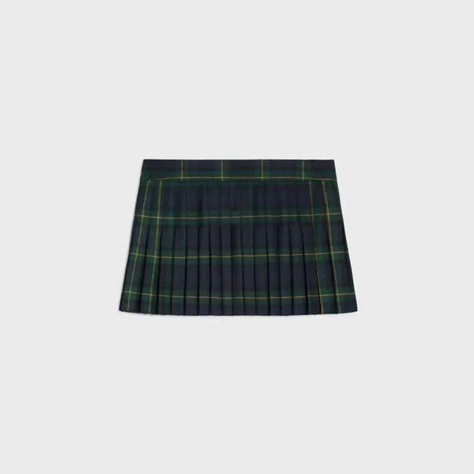Kilt-minirok van tartanwol